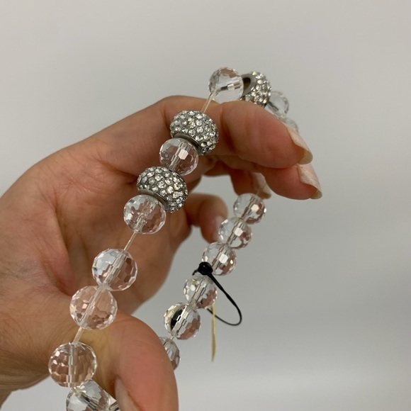 ANDRÉ FRANÇOIS Chunky beads glass stretch bracelet NWT - Picture 3 of 9